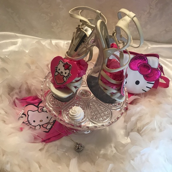 Adorable y2k hot pink heart ๐ glass platforms ๐๐ - Picture 11 of 13